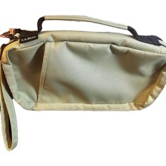 L.L. Bean Traveler Ticket Organizer Mint Green Passport ID Phone Wrist Strap