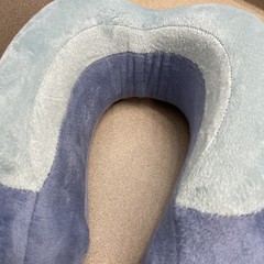 Cabeau Evolution Memory Foam Travel Pillow Neck Support Blue with Carrying Case