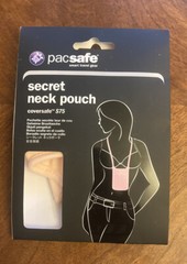 Coversafe S75 Hidden Bra Pouch For Women Pink/Peach Color With Box