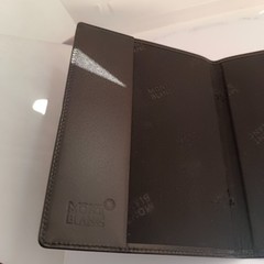 Montblanc Black Meisterstuck Leather Passport Holder