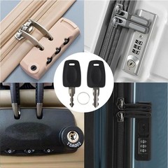 TSA Key 002 007Universal Lock Master Suitcase with 2Pcs Rings for…