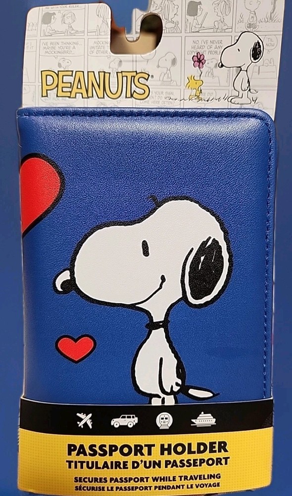Peanuts SNOOPY Passport Holder Blue 4.12×5.625