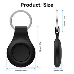 for Airtag Holder Keychain 6 Pack,Waterproof Apple airtag case with Key Ring,…