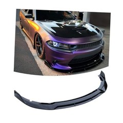 Front Bumper Lip Splitter for 2015-2024 Dodge Gloss Black Non-Widebody Models