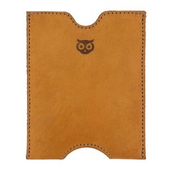 , Travel Passport Pocket Sleeve Handmade from Full Grain Leather – Old Tobacco