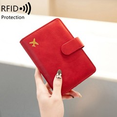 Passport Holder Purse Card Document Protector Leather Wallet for Family Travel