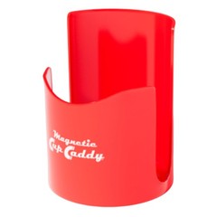 Master Magnetics Magnetic Cup Holder – Caddy for Bottles, 1 Count, Red