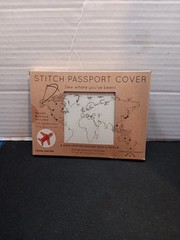 Personalized Stitch Travel Passport Cover Vegan Leather Sew Your Destination’s
