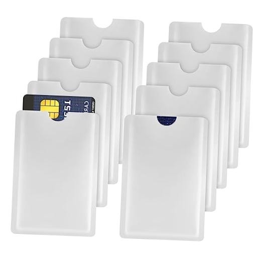 Ouligay 10PCS RFID Blocking Sleeves – Credit Card Holder & Identity Card