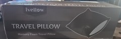 Ivellow Memory Foam Travel Pillow Compressible Camping Pillow for Sleeping Shred