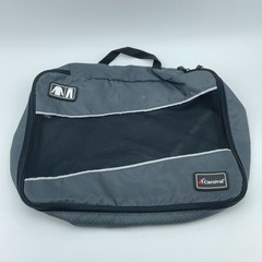 CARNIVAL Packing Cube Travel Organizer Gray Black Mesh Zipper Luggage 14×12