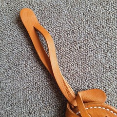 Wanderers Tan Brown Name Travel Tag Address ID genuine Soft Leather Holiday