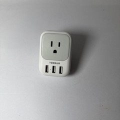 US to UK Plug Adapter TESSAN Type G Travel Converter TS-161-UK-C NIB