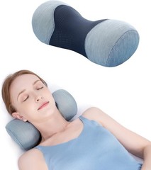 Neck Roll Pillow Cervical Memory Foam Cushion Support for Neck Pain Relief