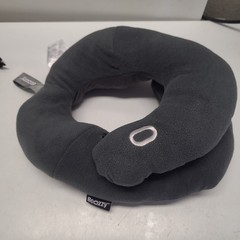 BCOZZY Neck Pillow for Travel Double Support to Head Neck Large Gray