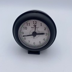 Samsonite Black Folding Travel Alarm Clock, Luminous Hour Marks Tested Works