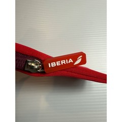 Iberia Turista Premium Red empty Neoprene Pouch Case Bag Small
