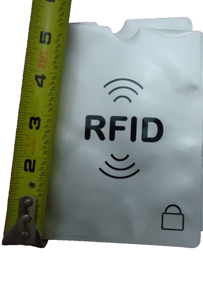 5- RFID Blocking Sleeves 4»x5» Passports only Protector Holder #5 lots