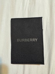 Burberry Black Passport Canvas Holder Cover 100% AUTHENTIC