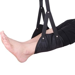 Share 1 Pack Portable Foot Rest Relax Travel Hammock Carry Flight Leg Airplane P