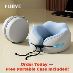 U Shaped Memory Foam Neck Pillows Soft Travel Pillow Massage Neck Pillow Sleepin