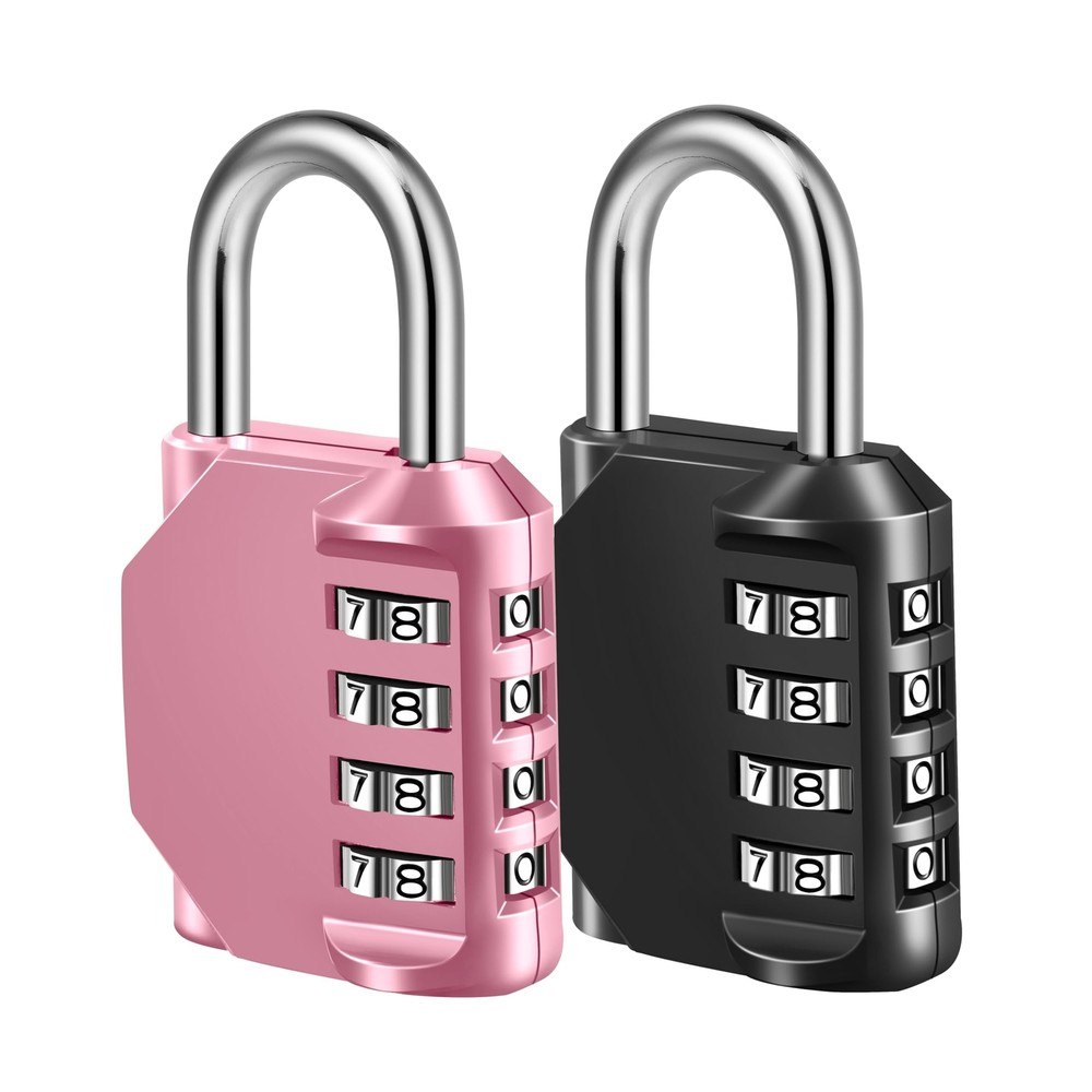 Fayleeko Combination Lock, 4 Digit Padlock for School Gym Sports Locker, Fenc…