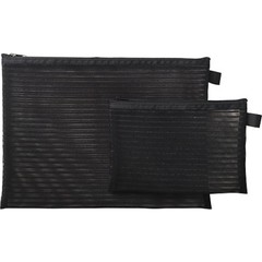 Mesh Zip Envelopes, 8.5″x11″ & 4.5″x7.5″, 1″ Expansion, 2/Pack (41682)
