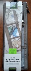 Travelon Set of 2 Accessory Organizer, Black/Nutmeg, One Size Black/Nutmeg L3520