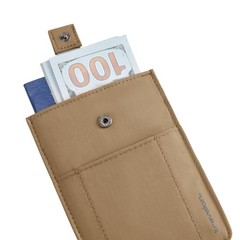 Travelon RFID Blocking Pull Up Passport holder 4.25”W x 5.75”H x 0.30”D, Late
