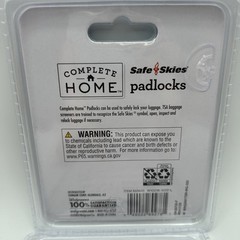 Luggage Padlocks – TSA Accepted, 2 Packs (4 Locks), Travel Luggage Locks