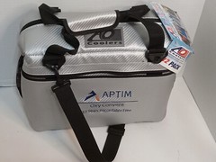 Outdoors Equipment AO Coolers Polyeth Cooler 12 Pack 14 x 7 x 12 Silver AOCR12SL