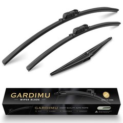 Windshield Wiper Blades Set for Benz GLS 20172019, 3 Pcs Front & Rear