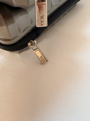 TUMI for Delta Grey, Logo Hard Shell Amenity Travel Cases Only- Set Of 2