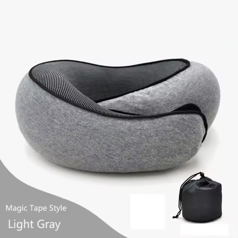 Memory Foam U-Shaped Travel Pillow Neck Support Head Rest Car Plane Soft Cushion