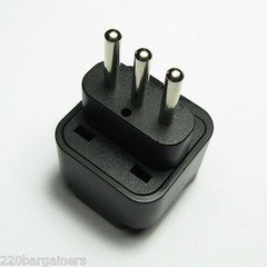 Universal Plug Adapter For Italy 24Pk 3-Pin For Italian Electrical Outlet