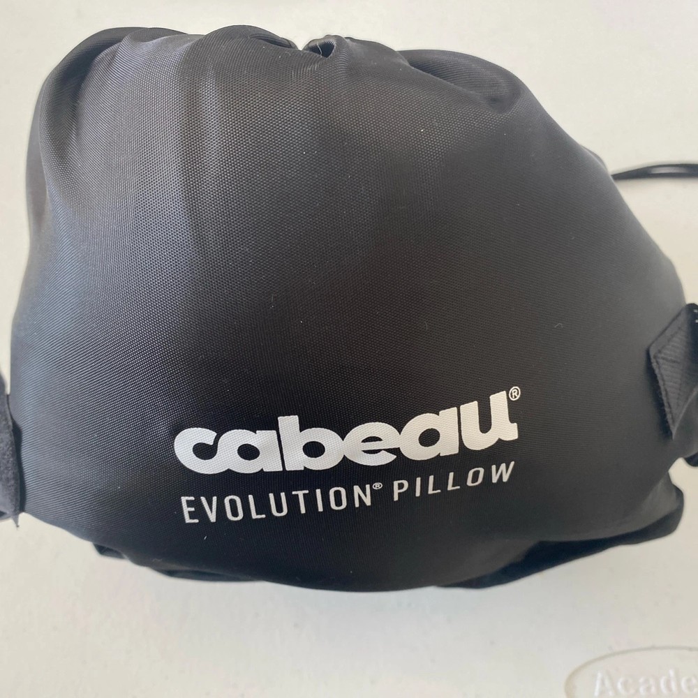 Cabeau Evolution Travel Pillow and Bag — Memory Foam / Lightweight / Used