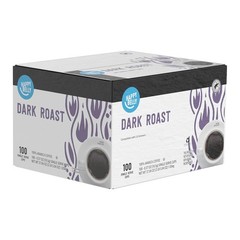 Happy Belly Dark Roast Coffee Pods, Compatible with Keurig 2.0 K-Cup Brewers 100
