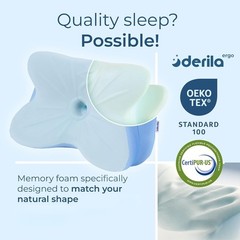 Advanced Medium-Firm Cervical Pillow – Ideal for Neck Support & Spinal Alignment