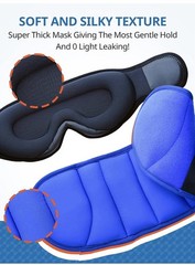 Travel Pillow Airplane Head Strap w/ Eye Mask for Sleep 360° Support Grey NO BAG