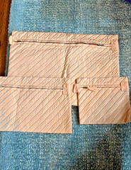 CUTE! Talon 3 Assorted Peach and Grey Zipper Pouches