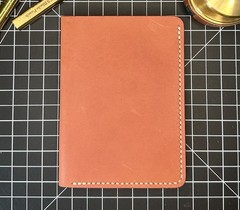 Leather Passport Holder – 100% Handmade, Veg Tan / Full Grain Leather.