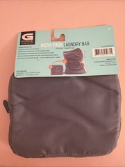 NEW G Force Insta-Pack Laundry Bag Gray Packable Lightweight Large