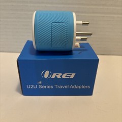 Orei U2U Series Travel Adapter 1 Plug & 2 USB Devices At Once