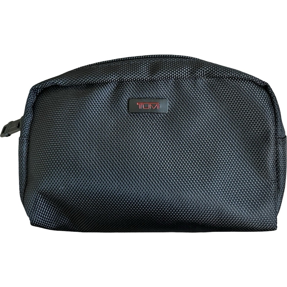 TUMI Travel Toiletry Bag Pouch Small Zippered 7×4.5”