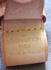 Authentic Louis Vuitton Luggage Tag And Poignet Set Excellent Condition