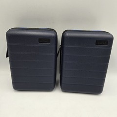Away x United Airlines Mini Hardside Travel Case Navy Blue Lot Of 2