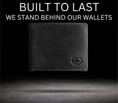 Stealth Mode RFID Wallet for Men – Genuine Napa Leather Bifold Mens Wallet wi…