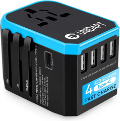 Universal Travel Adapter for Europe and International Travel from USA, Type C Eu