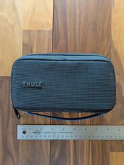 Thule Crossover 2 Travel Organizer Black Zipper Tech Pouch