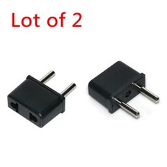 110V-220V USA to Germany Travel Adapter Power Socket Plug Converter Convertor